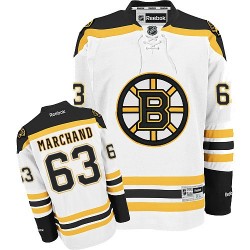 Authentic Reebok Adult Brad Marchand Away Jersey - NHL 63 Boston Bruins