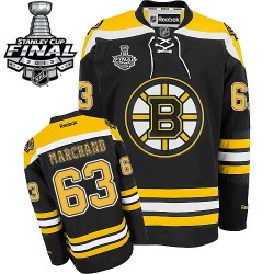 Premier Reebok Adult Brad Marchand Home 2013 Stanley Cup Finals Jersey - NHL 63 Boston Bruins