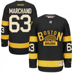 Premier Reebok Adult Brad Marchand 2016 Winter Classic Jersey - NHL 63 Boston Bruins
