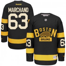 Premier Reebok Youth Brad Marchand 2016 Winter Classic Jersey - NHL 63 Boston Bruins