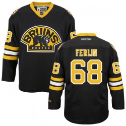 Authentic Reebok Adult Brian Ferlin Alternate Jersey - NHL 68 Boston Bruins