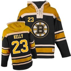 Authentic Old Time Hockey Adult Chris Kelly Sawyer Hooded Sweatshirt Jersey - NHL 23 Boston Bruins