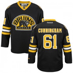 Authentic Reebok Adult Craig Cunningham Alternate Jersey - NHL 61 Boston Bruins