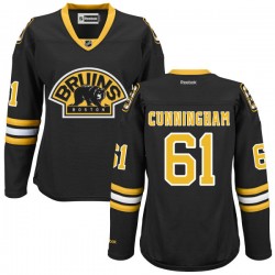 Authentic Reebok Women's Craig Cunningham Alternate Jersey - NHL 61 Boston Bruins