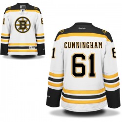 Authentic Reebok Women's Craig Cunningham Away Jersey - NHL 61 Boston Bruins