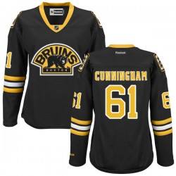 Premier Reebok Women's Craig Cunningham Alternate Jersey - NHL 61 Boston Bruins