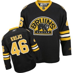 Authentic Reebok Adult David Krejci Third Jersey - NHL 46 Boston Bruins