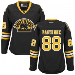 Authentic Reebok Women's David Pastrnak Alternate Jersey - NHL 88 Boston Bruins
