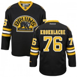 Authentic Reebok Adult Alex Khokhlachev Alternate Jersey - NHL 76 Boston Bruins