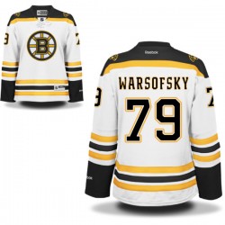 Authentic Reebok Women's David Warsofsky Away Jersey - NHL 79 Boston Bruins