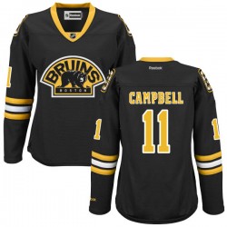 Authentic Reebok Women's Gregory Campbell Alternate Jersey - NHL 11 Boston Bruins