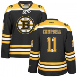 Premier Reebok Women's Gregory Campbell Black/ Home Jersey - NHL 11 Boston Bruins