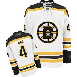 Authentic Reebok Youth Bobby Orr Away Jersey - NHL 4 Boston Bruins