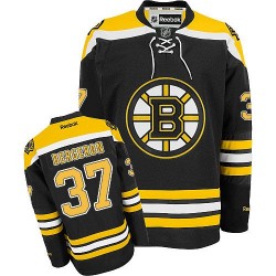 Authentic Reebok Youth Patrice Bergeron Home Jersey - NHL 37 Boston Bruins