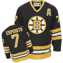 Premier CCM Adult Phil Esposito Black/ Throwback Jersey - NHL 7 Boston Bruins