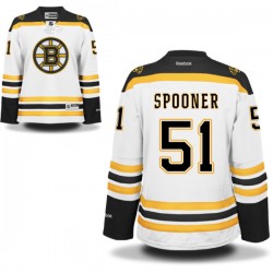 Authentic Reebok Women's Ryan Spooner Away Jersey - NHL 51 Boston Bruins