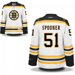 Premier Reebok Women's Ryan Spooner Away Jersey - NHL 51 Boston Bruins