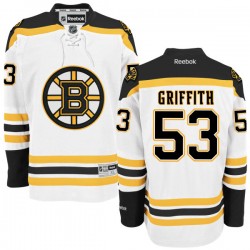 Authentic Reebok Adult Seth Griffith Away Jersey - NHL 53 Boston Bruins