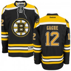 Authentic Reebok Adult Simon Gagne Home Jersey - NHL 12 Boston Bruins