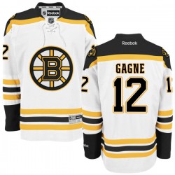 Authentic Reebok Adult Simon Gagne Away Jersey - NHL 12 Boston Bruins