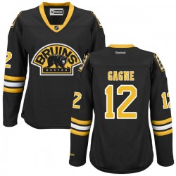 Authentic Reebok Women's Simon Gagne Alternate Jersey - NHL 12 Boston Bruins