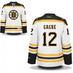 Authentic Reebok Women's Simon Gagne Away Jersey - NHL 12 Boston Bruins