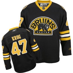 Authentic Reebok Adult Torey Krug Third Jersey - NHL 47 Boston Bruins