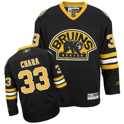 Authentic Reebok Adult Zdeno Chara Third Jersey - NHL 33 Boston Bruins
