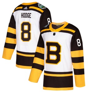 Authentic Adidas Youth Ken Hodge White 2019 Winter Classic Jersey - NHL Boston Bruins