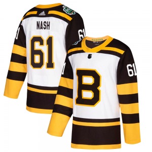 Authentic Adidas Youth Rick Nash White 2019 Winter Classic Jersey - NHL Boston Bruins