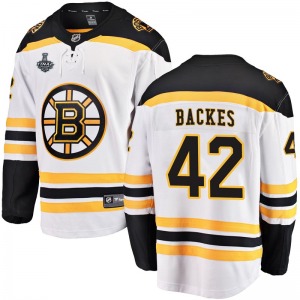 Breakaway Fanatics Branded Youth David Backes White Away 2019 Stanley Cup Final Bound Jersey - NHL Boston Bruins
