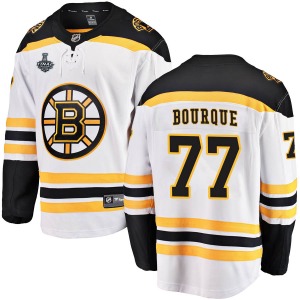 Breakaway Fanatics Branded Youth Raymond Bourque White Away 2019 Stanley Cup Final Bound Jersey - NHL Boston Bruins