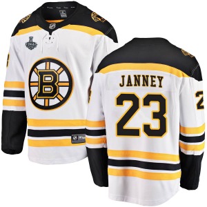 Breakaway Fanatics Branded Youth Craig Janney White Away 2019 Stanley Cup Final Bound Jersey - NHL Boston Bruins