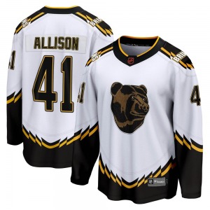 Breakaway Fanatics Branded Youth Jason Allison White Special Edition 2.0 Jersey - NHL Boston Bruins
