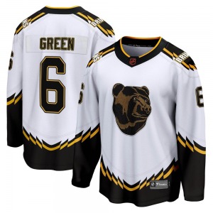 Breakaway Fanatics Branded Youth Ted Green White Special Edition 2.0 Jersey - NHL Boston Bruins