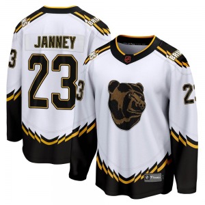 Breakaway Fanatics Branded Youth Craig Janney White Special Edition 2.0 Jersey - NHL Boston Bruins