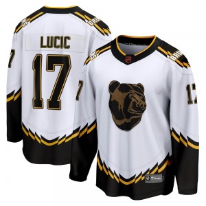 Breakaway Fanatics Branded Youth Milan Lucic White Special Edition 2.0 Jersey - NHL Boston Bruins