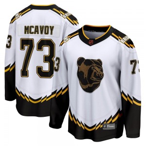 Breakaway Fanatics Branded Youth Charlie McAvoy White Special Edition 2.0 Jersey - NHL Boston Bruins