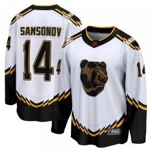 Breakaway Fanatics Branded Youth Sergei Samsonov White Special Edition 2.0 Jersey - NHL Boston Bruins