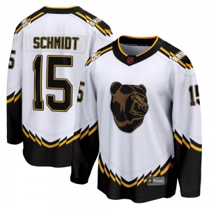 Breakaway Fanatics Branded Youth Milt Schmidt White Special Edition 2.0 Jersey - NHL Boston Bruins