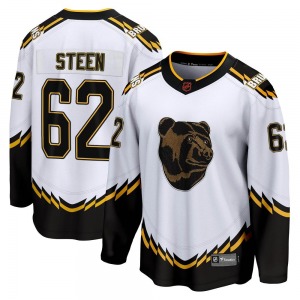 Breakaway Fanatics Branded Youth Oskar Steen White Special Edition 2.0 Jersey - NHL Boston Bruins