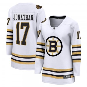 Premier Fanatics Branded Women's Stan Jonathan White Breakaway 100th Anniversary Jersey - NHL Boston Bruins