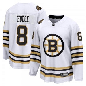 Premier Fanatics Branded Youth Ken Hodge White Breakaway 100th Anniversary Jersey - NHL Boston Bruins