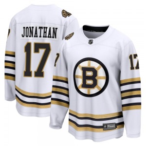 Premier Fanatics Branded Youth Stan Jonathan White Breakaway 100th Anniversary Jersey - NHL Boston Bruins