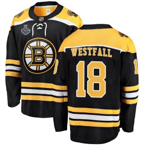 Breakaway Fanatics Branded Youth Ed Westfall Black Home 2019 Stanley Cup Final Bound Jersey - NHL Boston Bruins