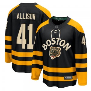 Breakaway Fanatics Branded Adult Jason Allison Black 2023 Winter Classic Jersey - NHL Boston Bruins