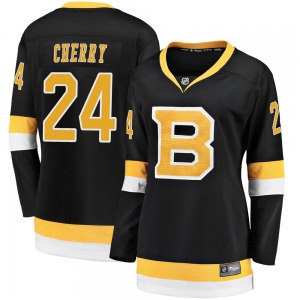 Premier Fanatics Branded Women's Don Cherry Black Breakaway Alternate Jersey - NHL Boston Bruins