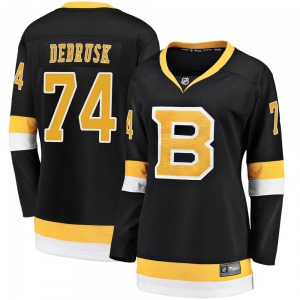 Premier Fanatics Branded Women's Jake DeBrusk Black Breakaway Alternate Jersey - NHL Boston Bruins