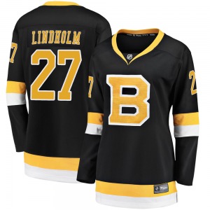 Premier Fanatics Branded Women's Hampus Lindholm Black Breakaway Alternate Jersey - NHL Boston Bruins