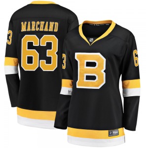 Premier Fanatics Branded Women's Brad Marchand Black Breakaway Alternate Jersey - NHL Boston Bruins